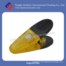 Clipes magnéticos clipes de plástico personalizado para promoção (XLJ-2121)